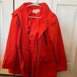 Michael Kors Red Rain Jacket